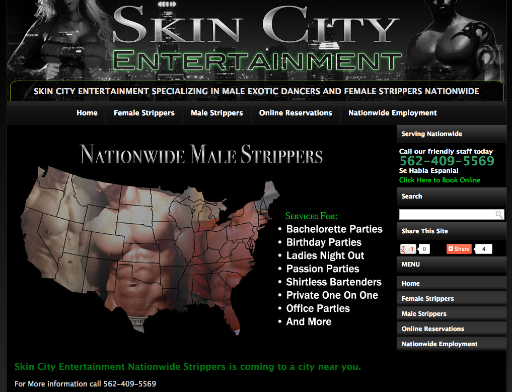 Skin City Entertainment | Strippers Low Down